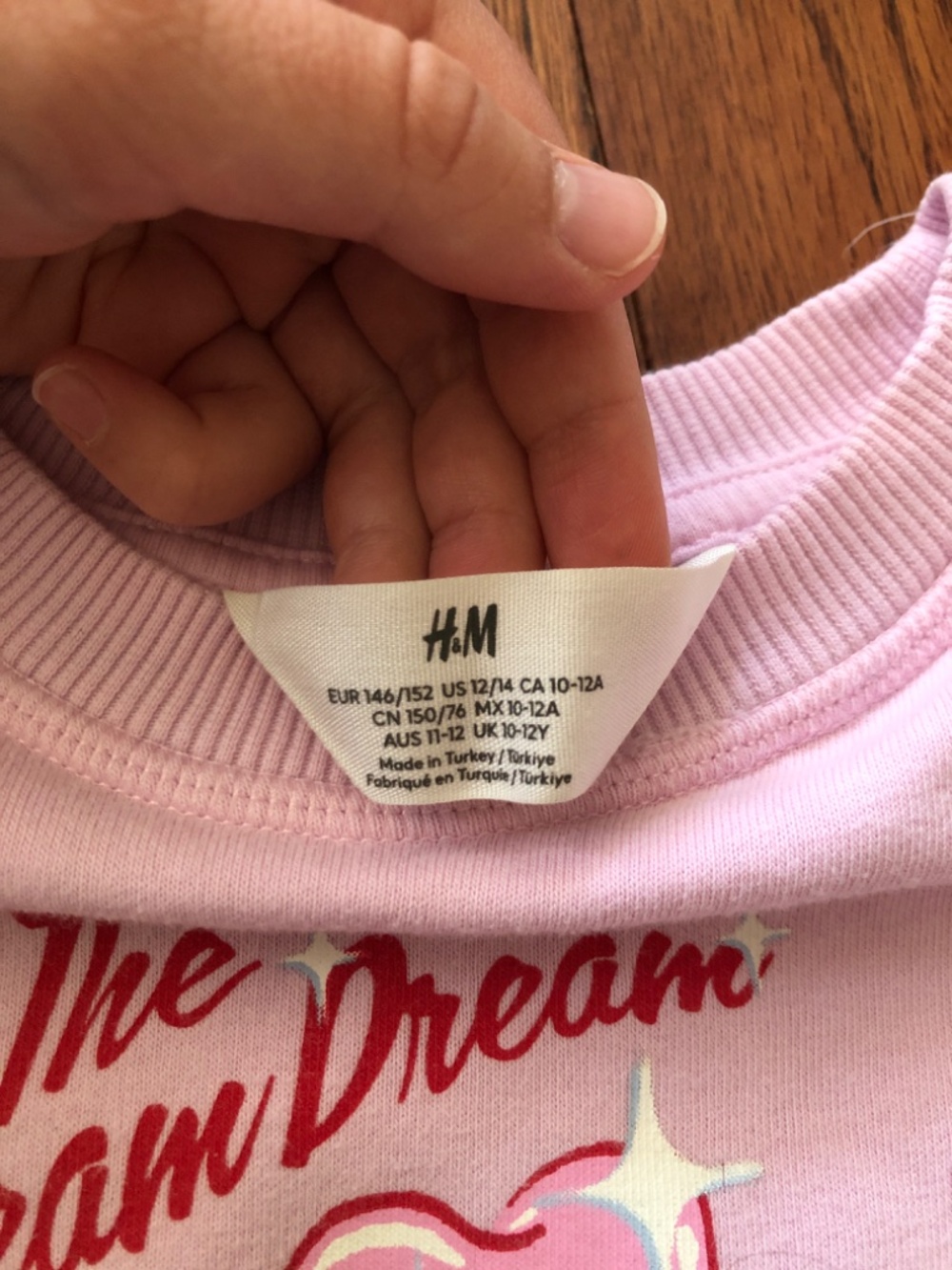 Pink graphic sweatshirt - Picture 2 of 2